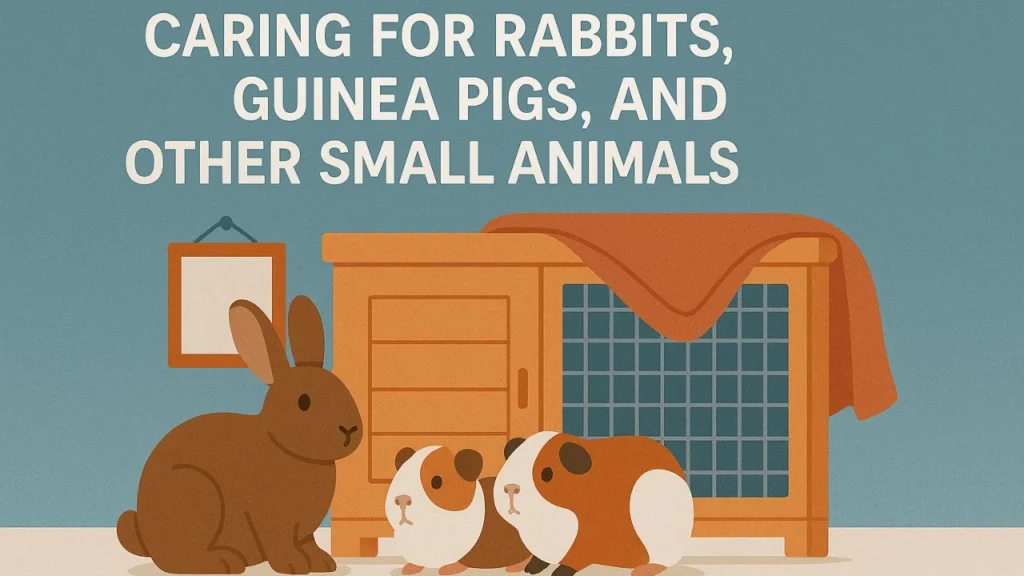 Caring for rabbits, guinea pigs, and other small animals