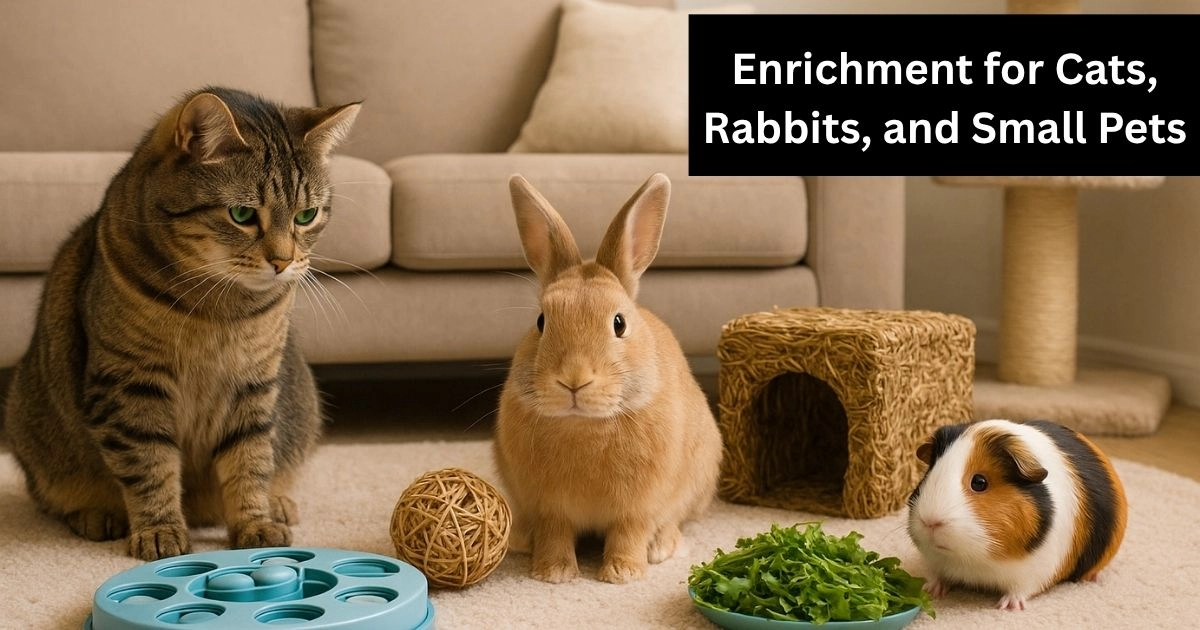 Happy Pets at Home_ Simple Enrichment for Cats, Rabbits, and Small Pets
