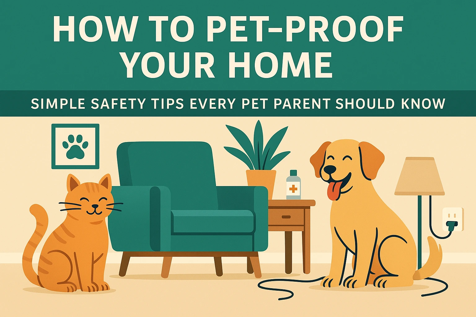 How to Pet-Proof Your Home in 2025 Simple Safety Tips Every Pet Parent Should Know