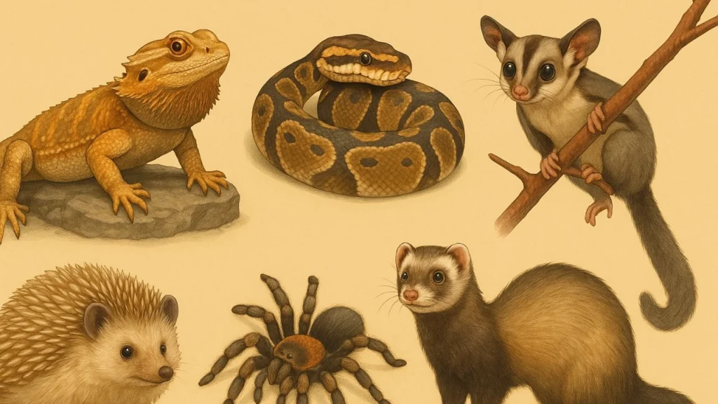 The Wild Life at Home: Expert Facts About Exotic Pets 2 Popular Exotic Animals and Their Unique World