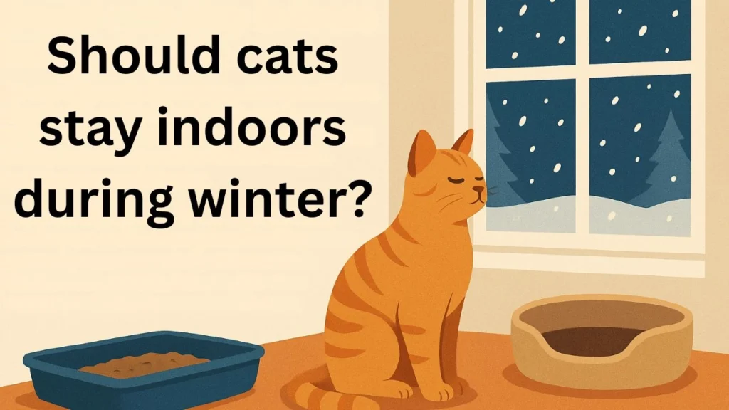 Should cats stay indoors during winter