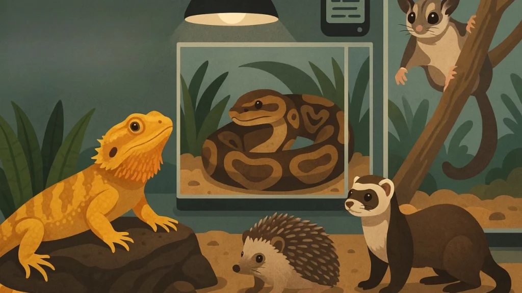 The Wild Life at Home: Expert Facts About Exotic Pets 3 The Expert Care Exotic Pets Must Have