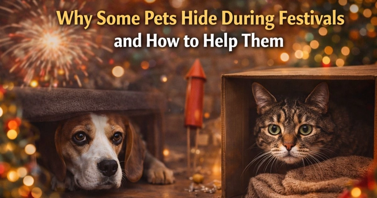Why Some Pets Hide During Festivals and How to Help Them